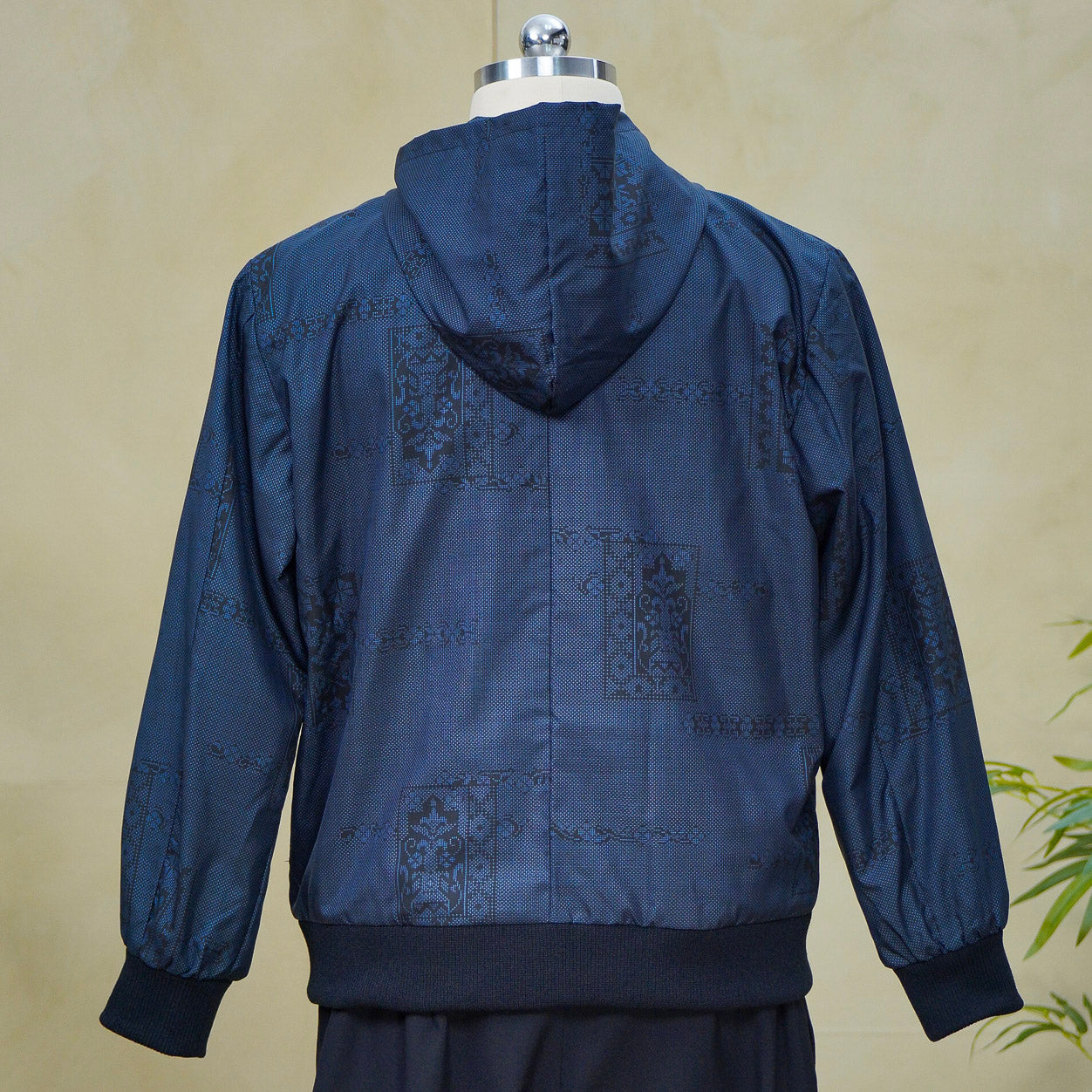 Premium On-hand: Blue Loose Fit Oshima Men's Bomber Jacket | LBJ8248| L