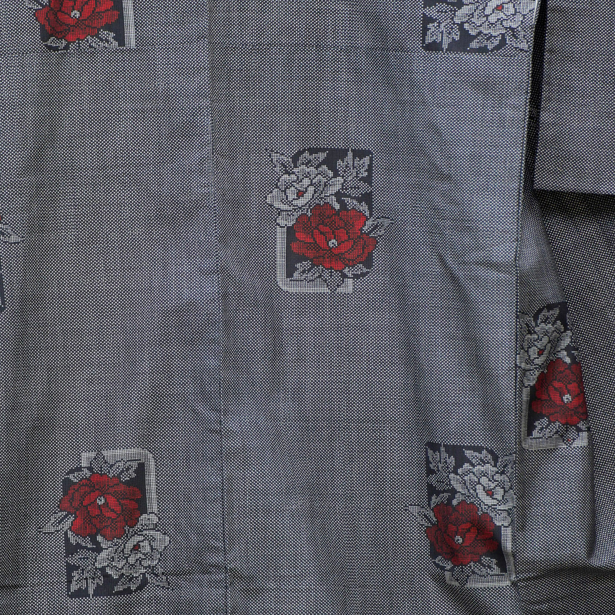 Premium Oshima Fabric: 0911_45 | Frame of Flowers