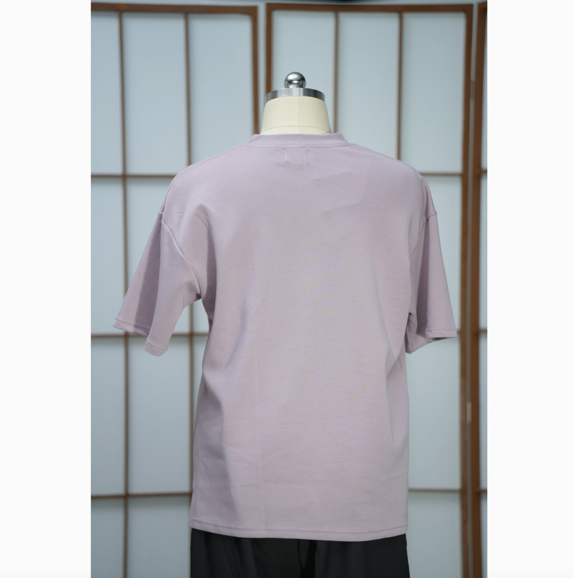 Premium On-hand: Pink Men’s patchwork shirt | L | TS7425