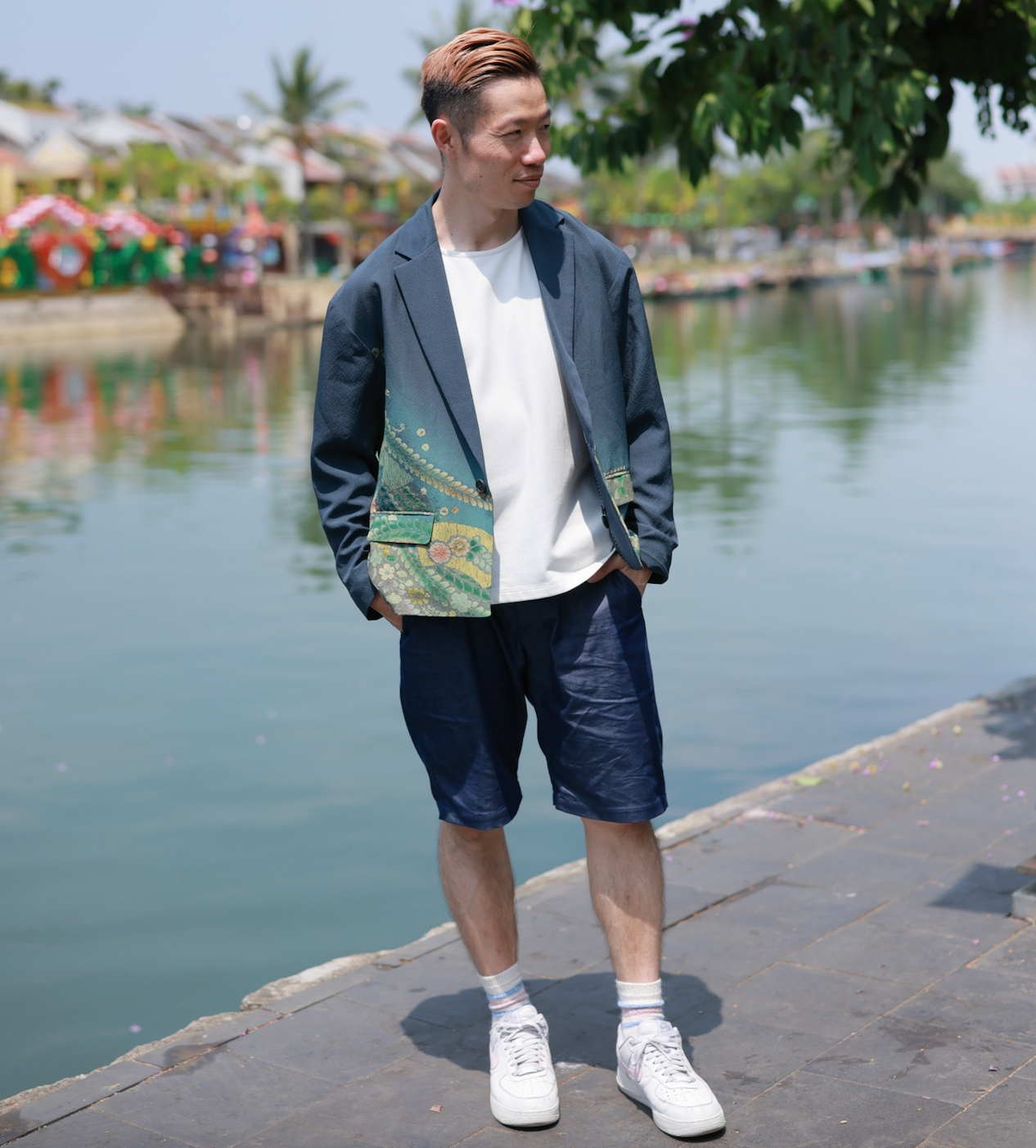 On-hand item: Blue MVP Jacket