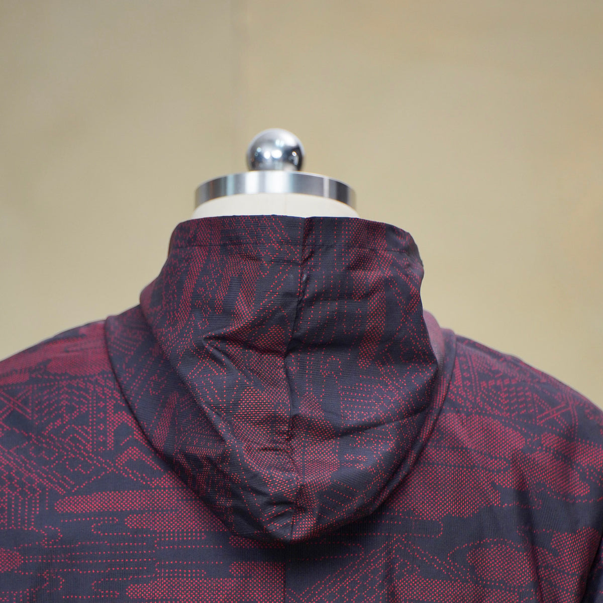 Premium On-hand: Red Loose Fit Oshima Men's Bomber Jacket | LBJ8379M | Large