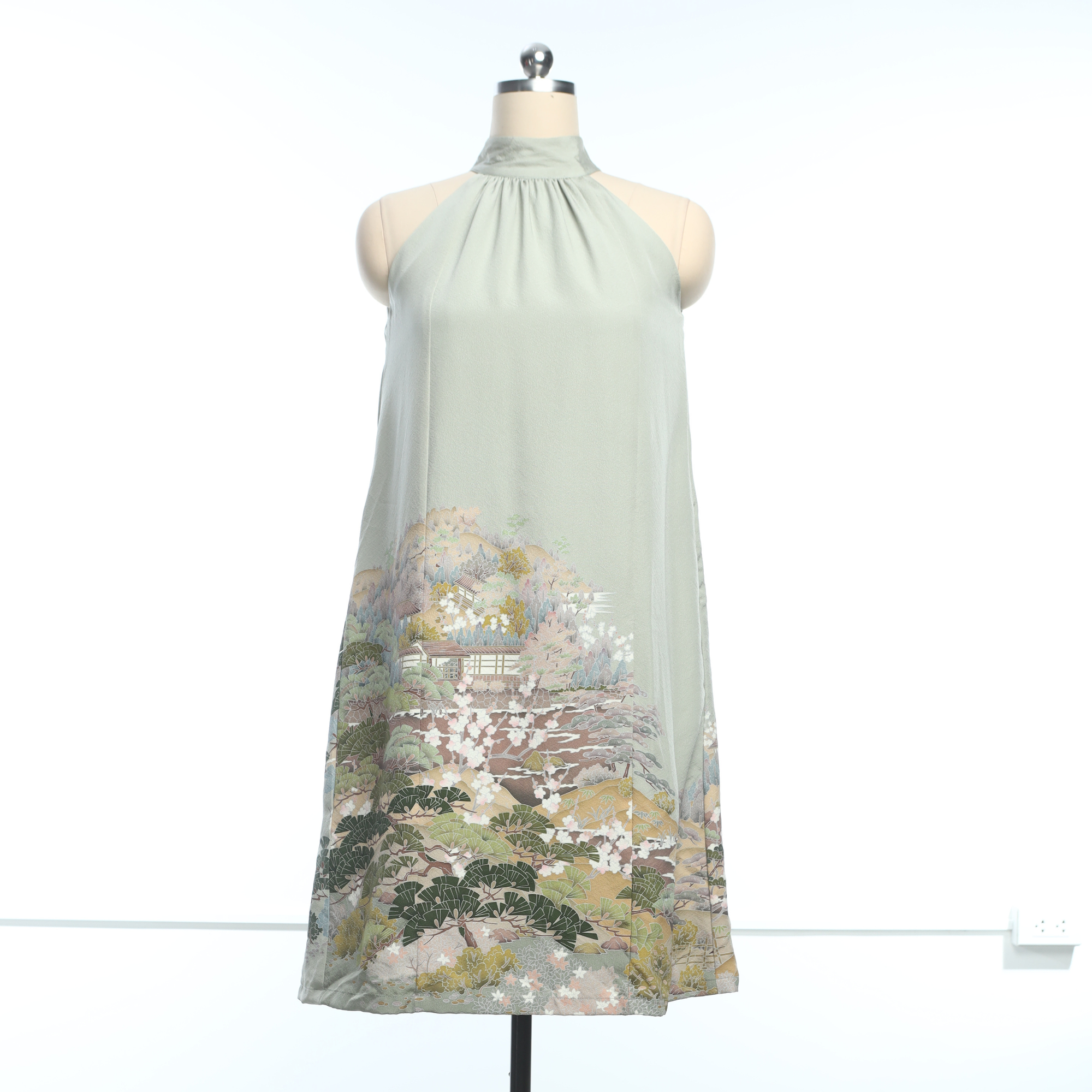 On-hand: Halter Dress Green | HD4191 Size: MA