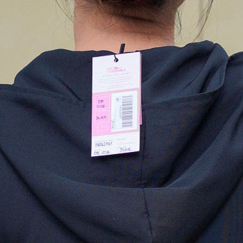 Premium On-hand: Black Hoodie With Zipper | HWZ8296Y (SO M)