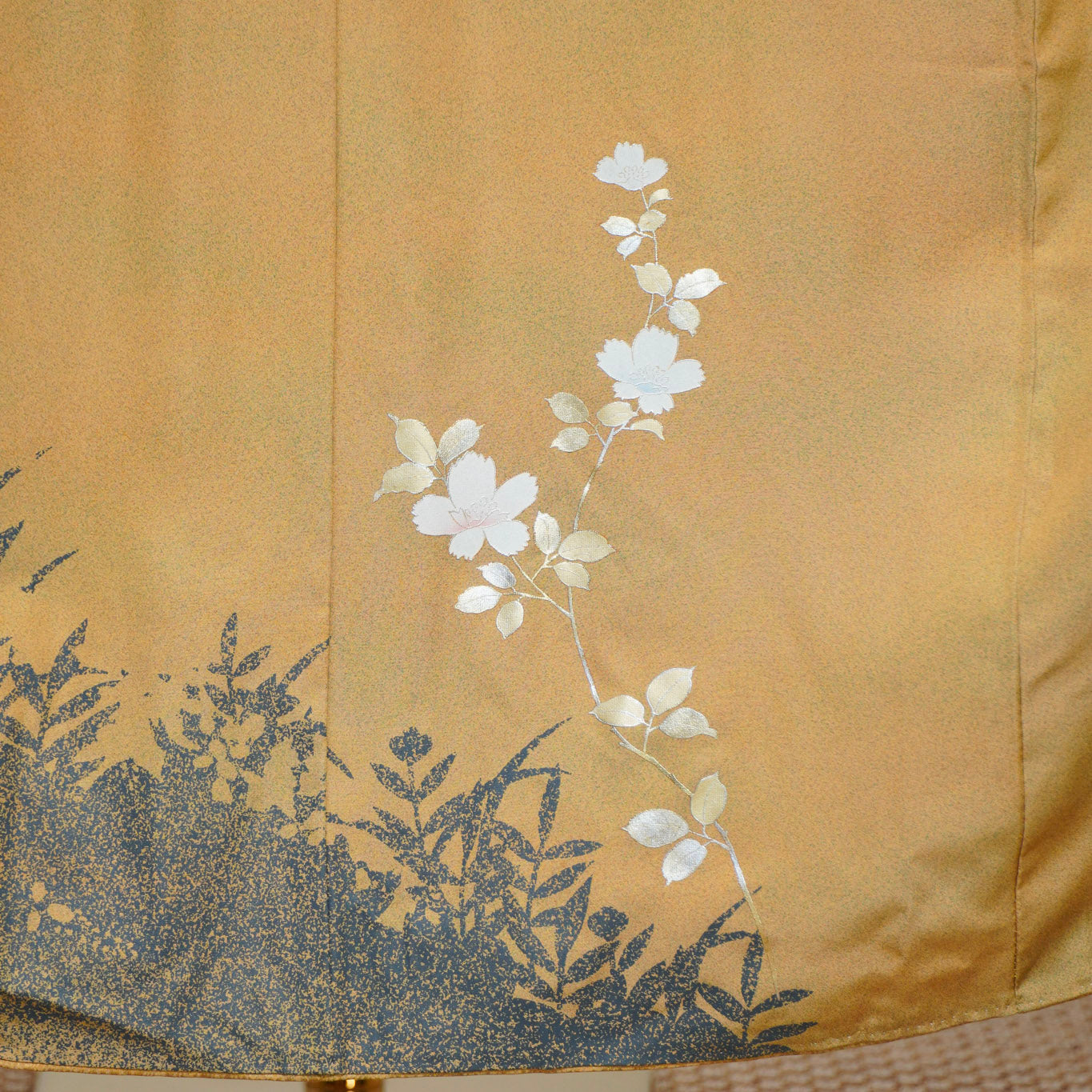 Chiku Fabric: 0630_20 | Mustard Bloom