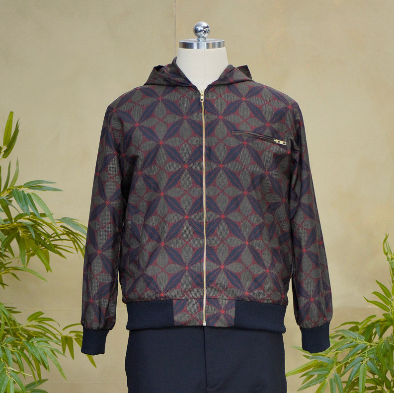 Premium On-hand: Green Loose Fit Oshima Men's Bomber Jacket | LBJ8430M | Large