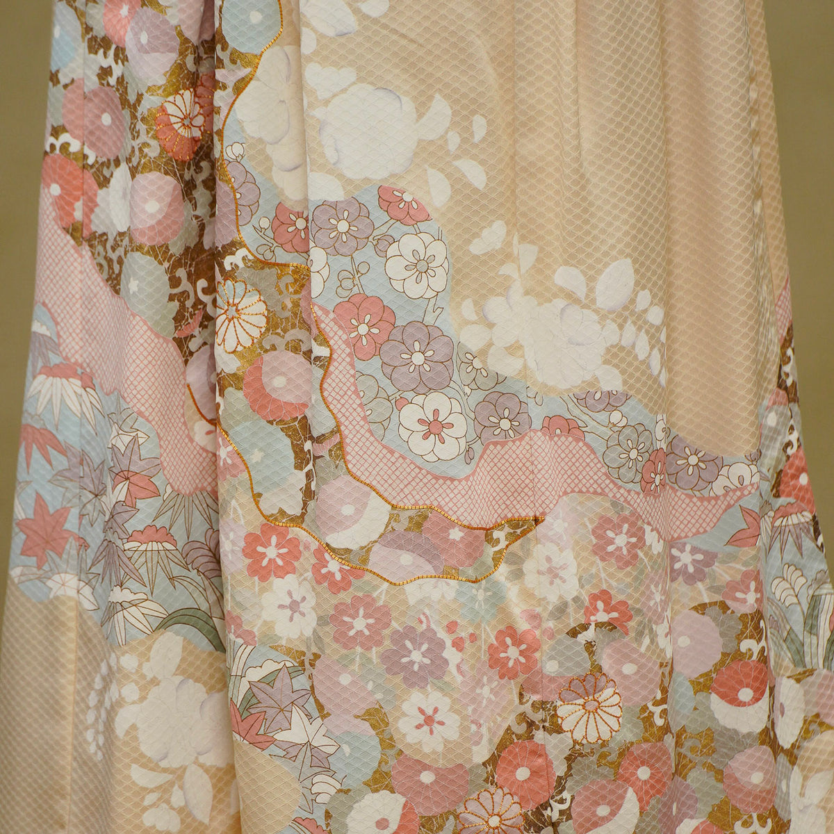 Premium On-hand: Cream Hanbok Skirt | HS8109M | 2T