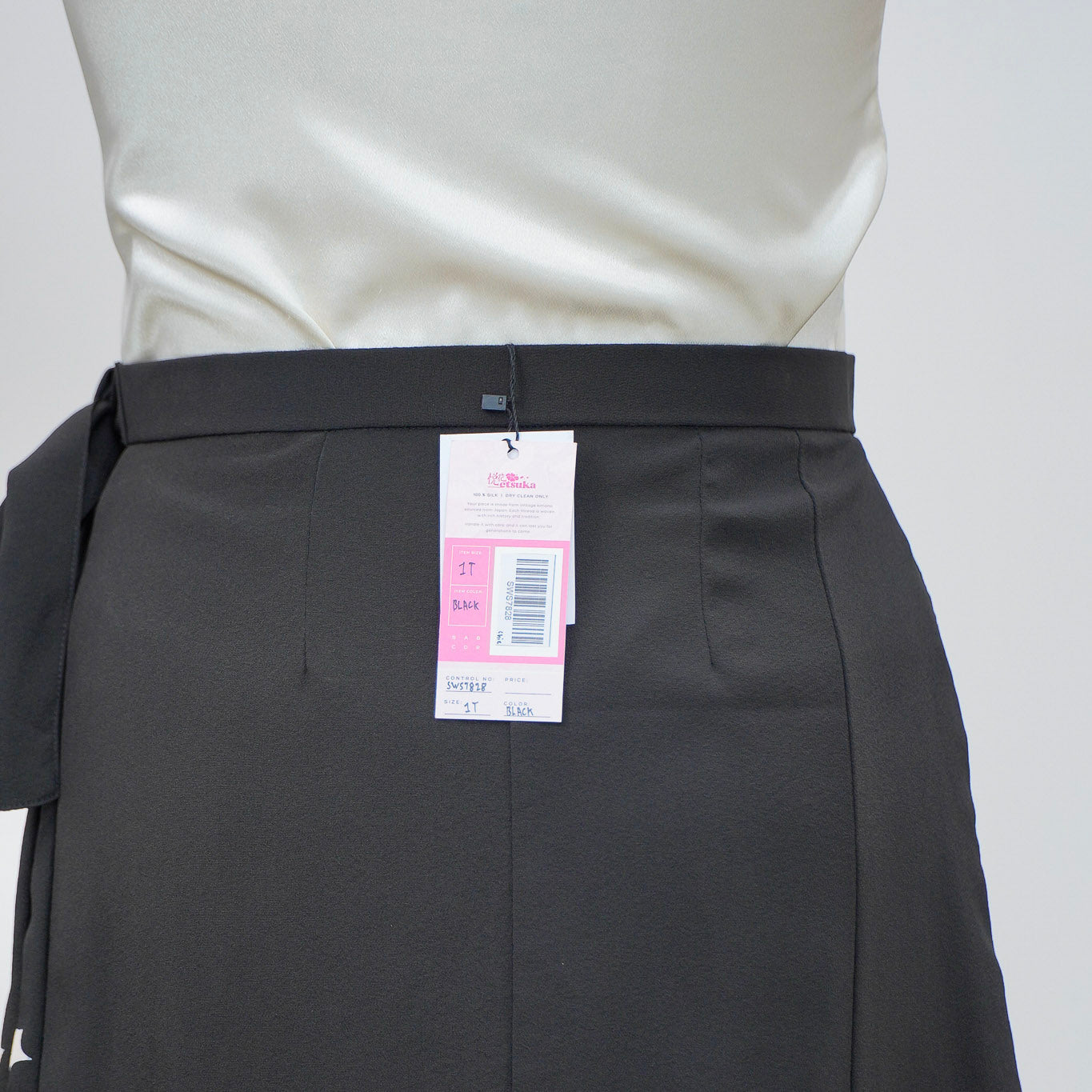 Premium On-hand: Black Summer Wrap Skirt | SWS7828 | 1T