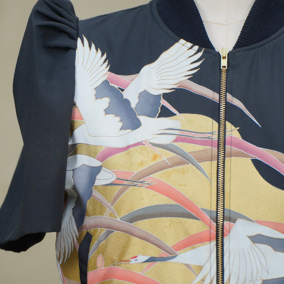Premium On-hand item: Filipiniana Bomber Jacket | Black | FBJ8616M | Medium
