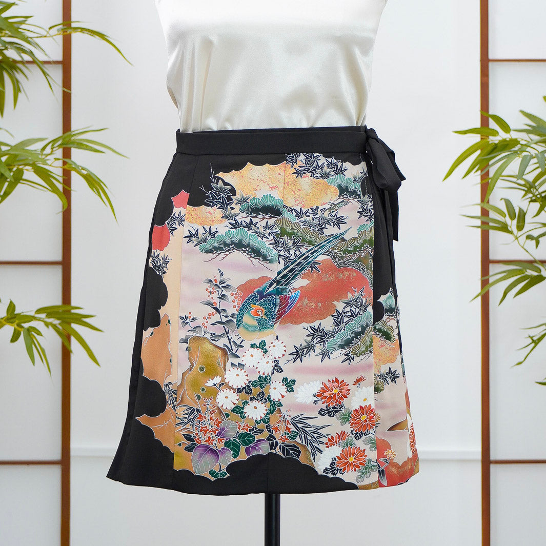 Premium On-hand: Black Summer Wrap Skirt | SWS7828 | 1T