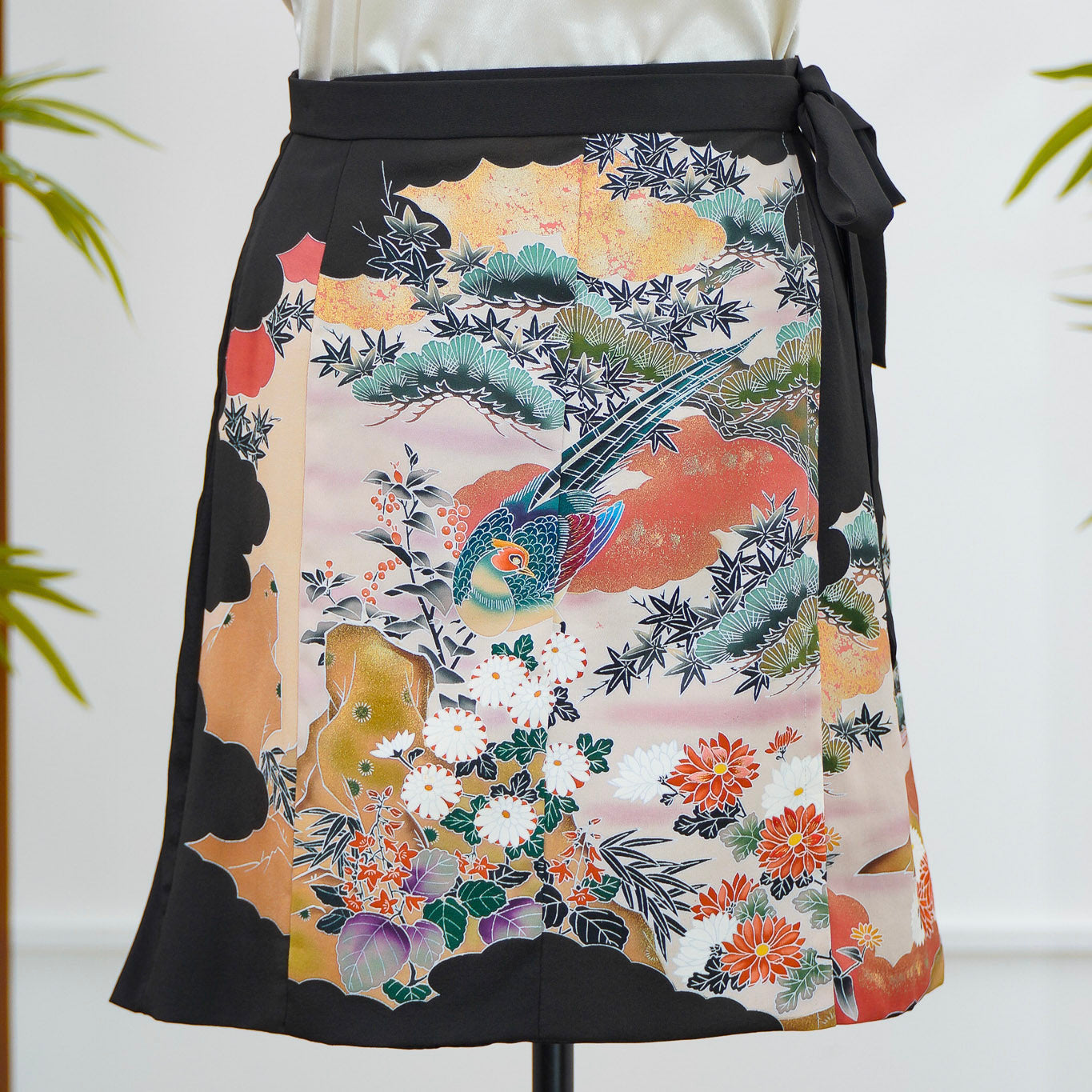 Premium On-hand: Black Summer Wrap Skirt | SWS7828 | 1T