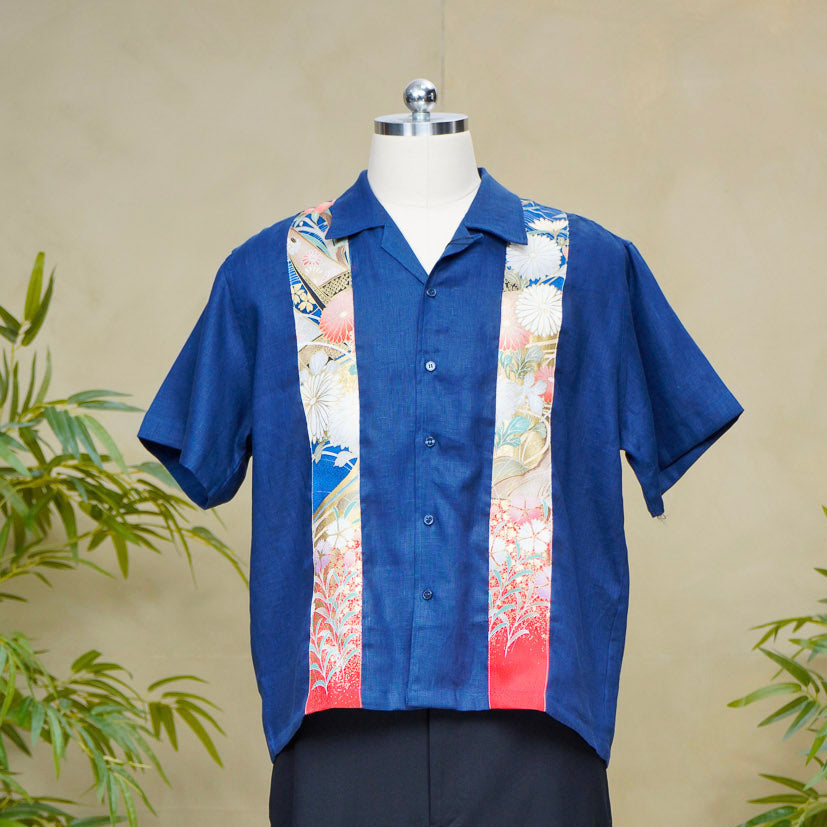 Premium On-hand: Navy Men's Linen Polo | Large | LP8438H