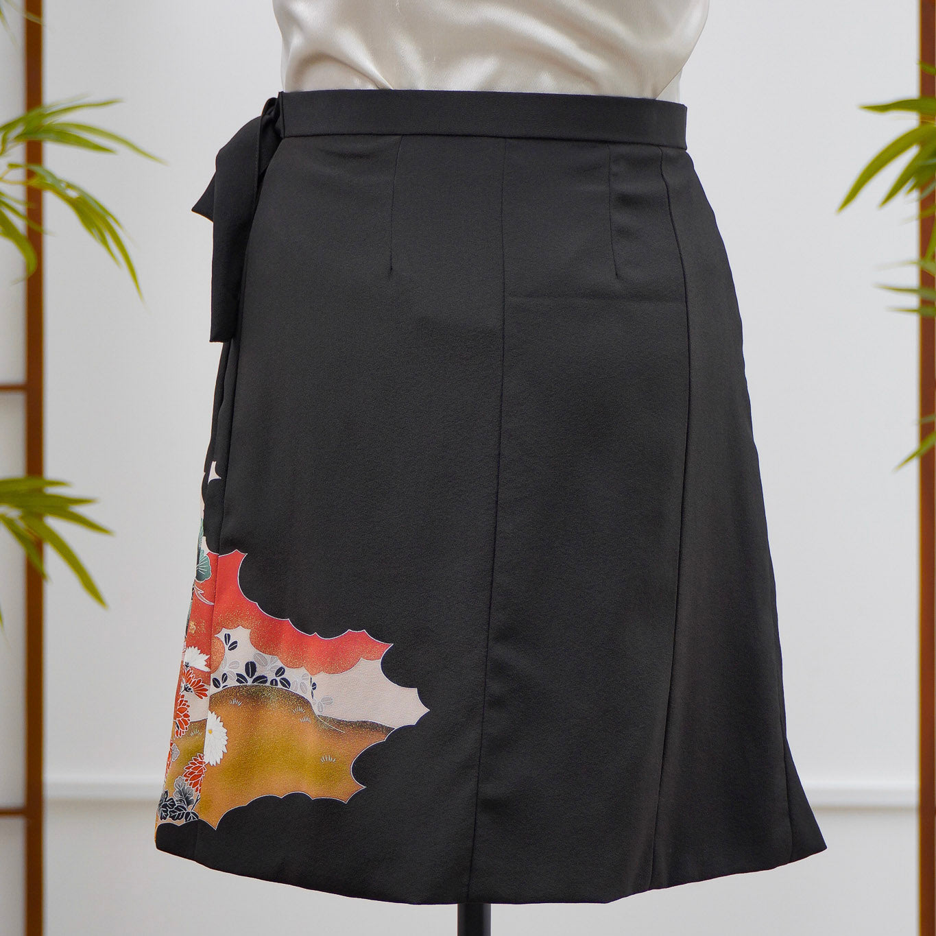 Premium On-hand: Black Summer Wrap Skirt | SWS7828 | 1T