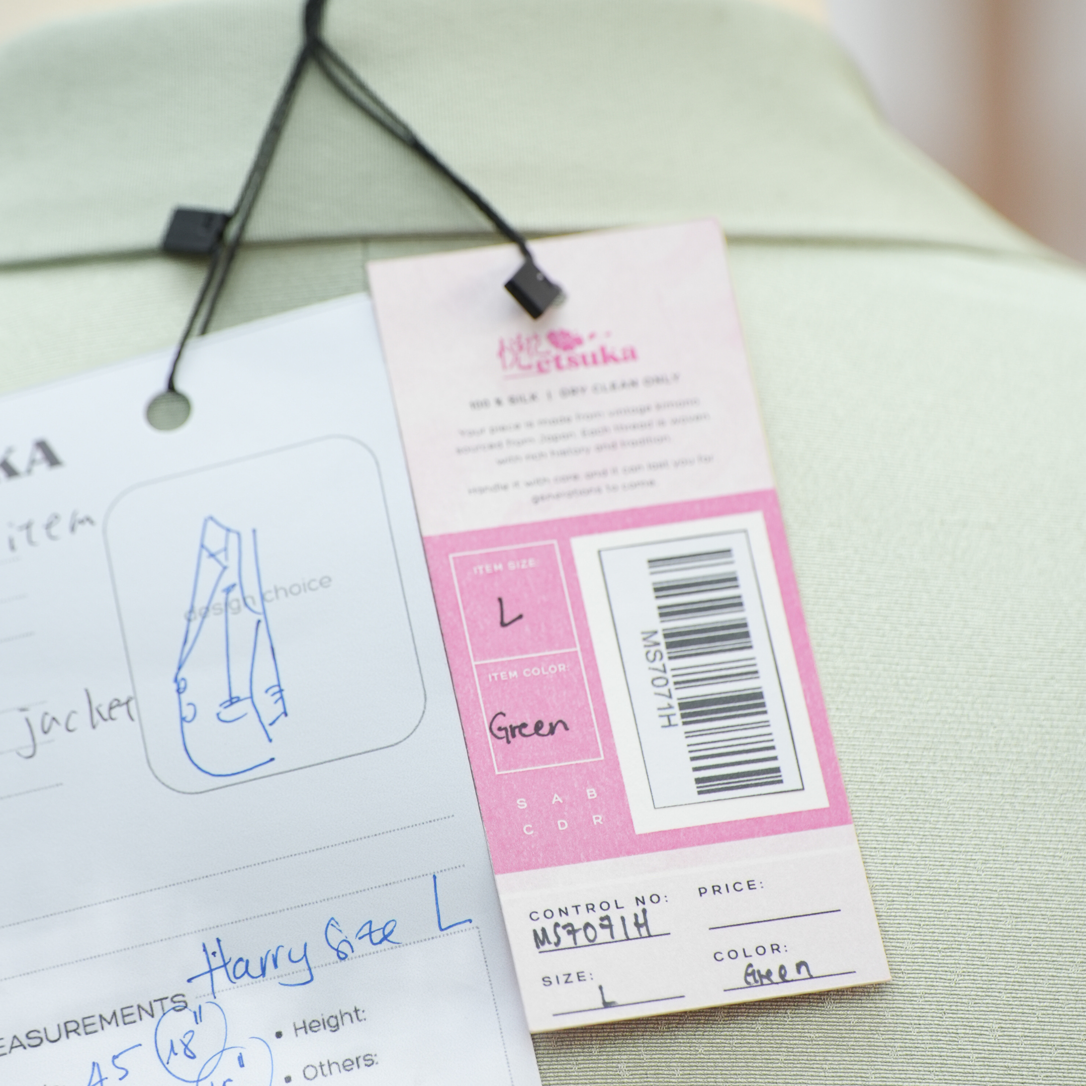 Premium On-hand item: Men's Suit Green | L | MS7071H