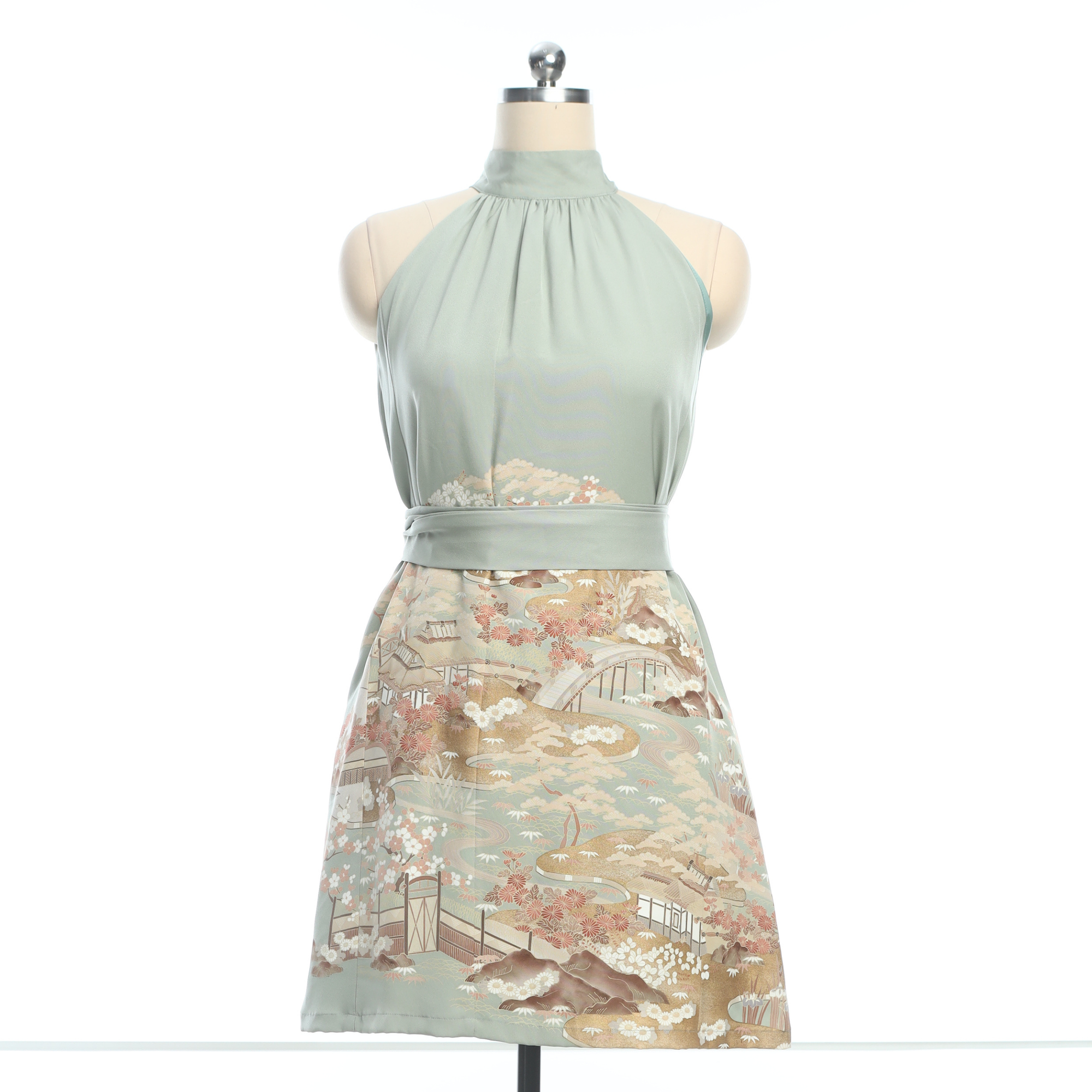 (RH) Premium On-hand: Halter Dress Green | MB | HD4809
