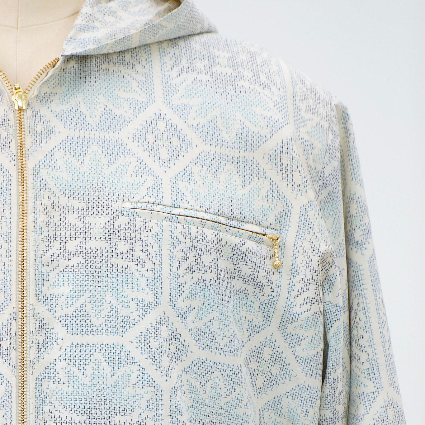 Premium On-hand: White Loose Fit Oshima Men's Bomber Jacket | LBJ8102 | L