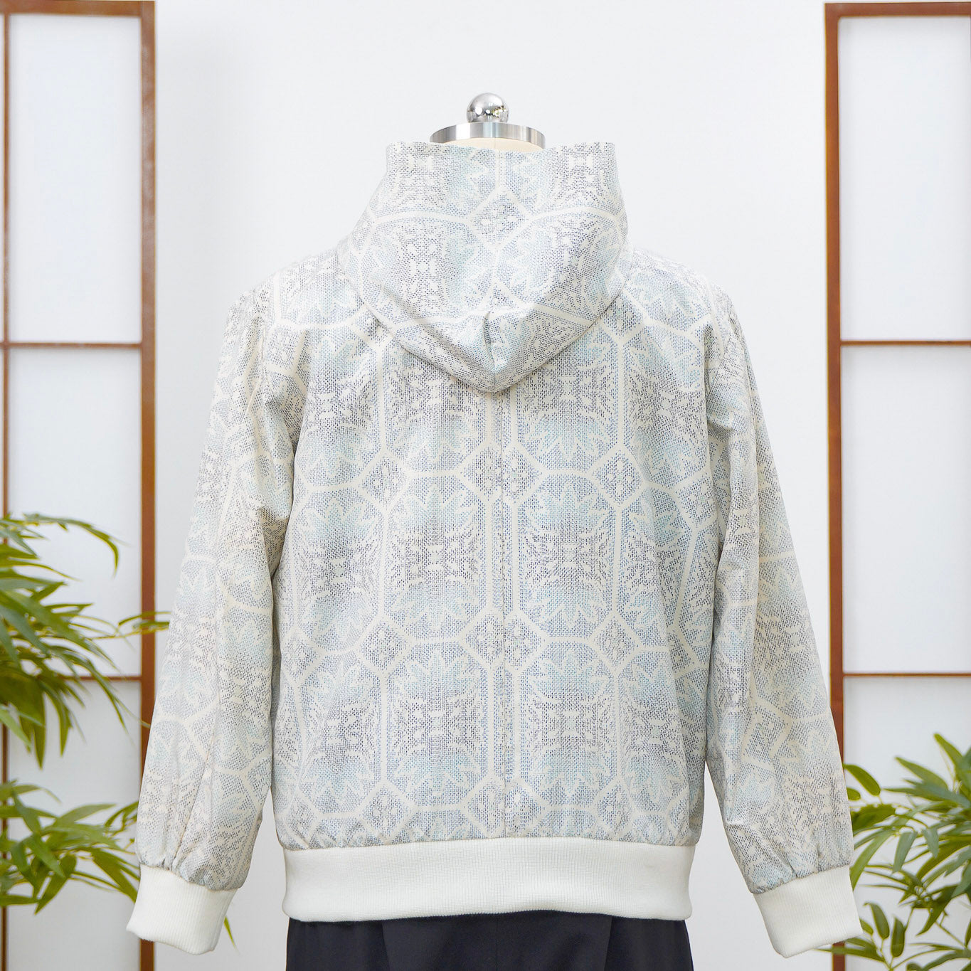 Premium On-hand: White Loose Fit Oshima Men's Bomber Jacket | LBJ8102 | L