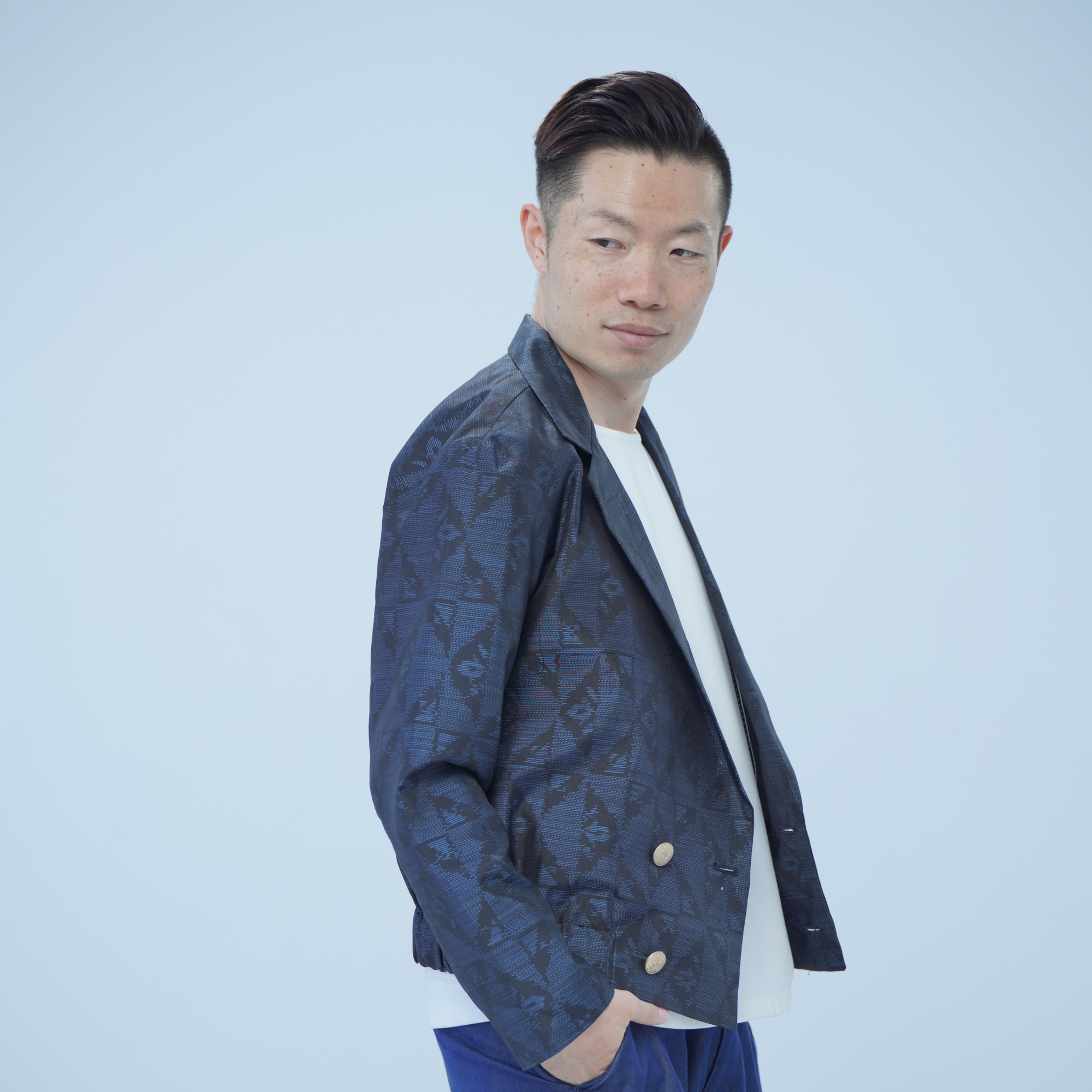 🎉🎉On-hand: Cropped Men's Jacket | Blue