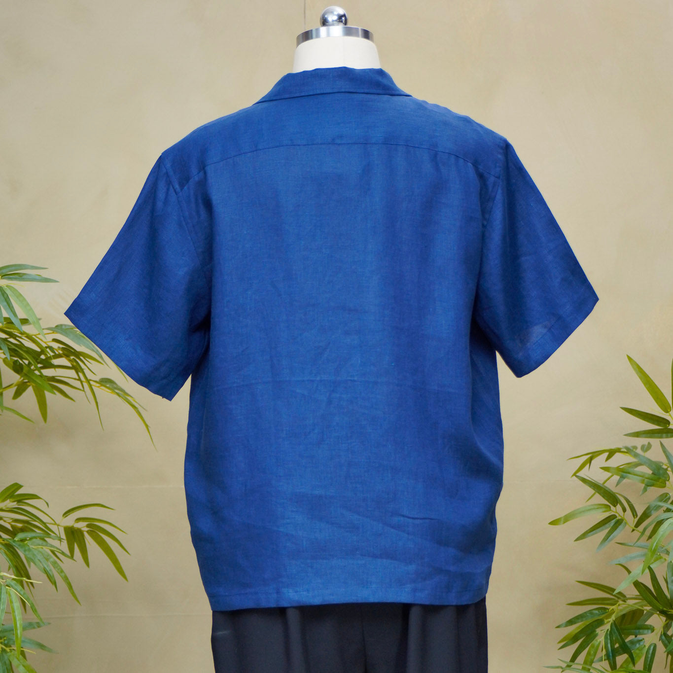 Premium On-hand: Navy Men's Linen Polo | XL | LP8437H
