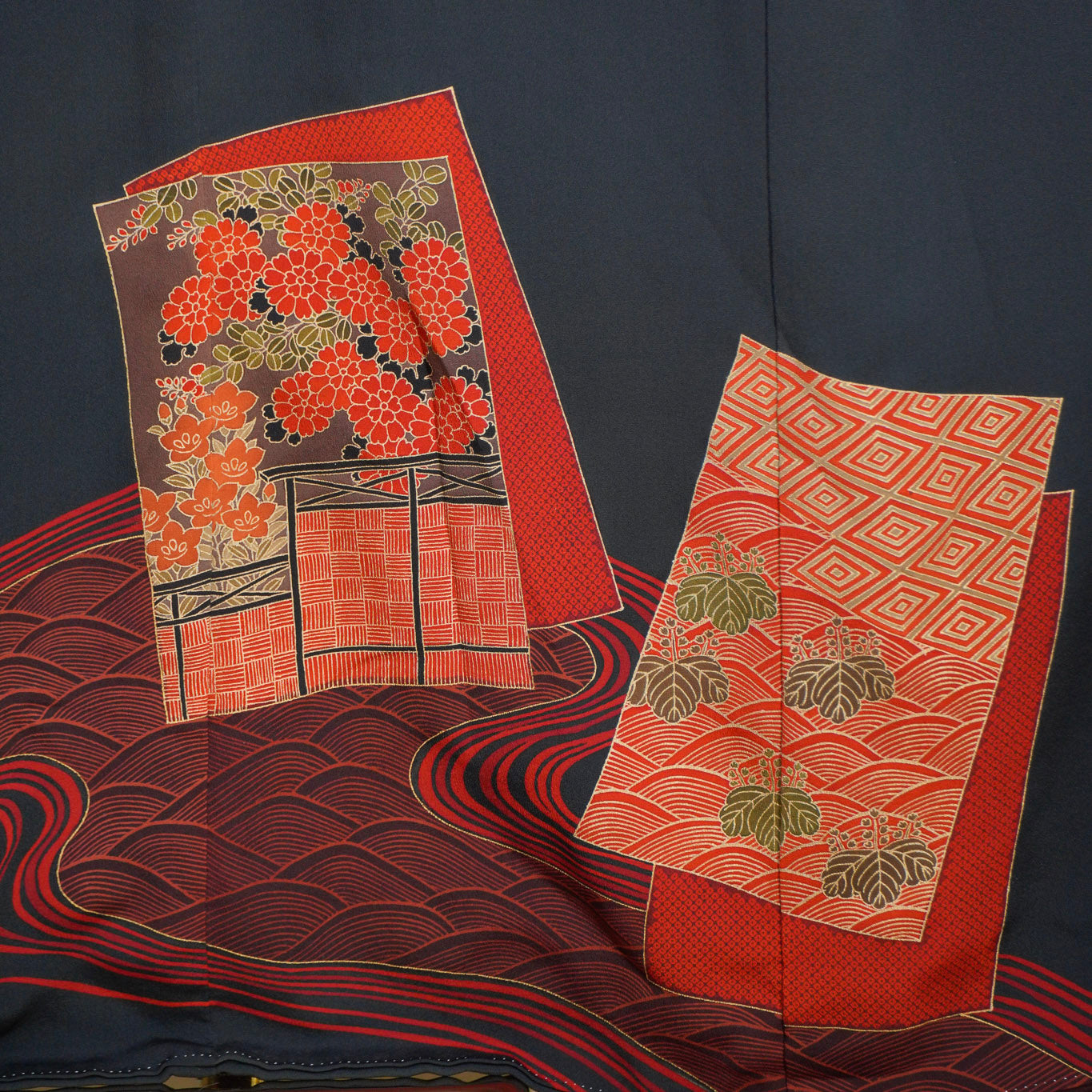 Pre-Birthday Fabric premium bonus: REG0827-46 | Crimson Panels