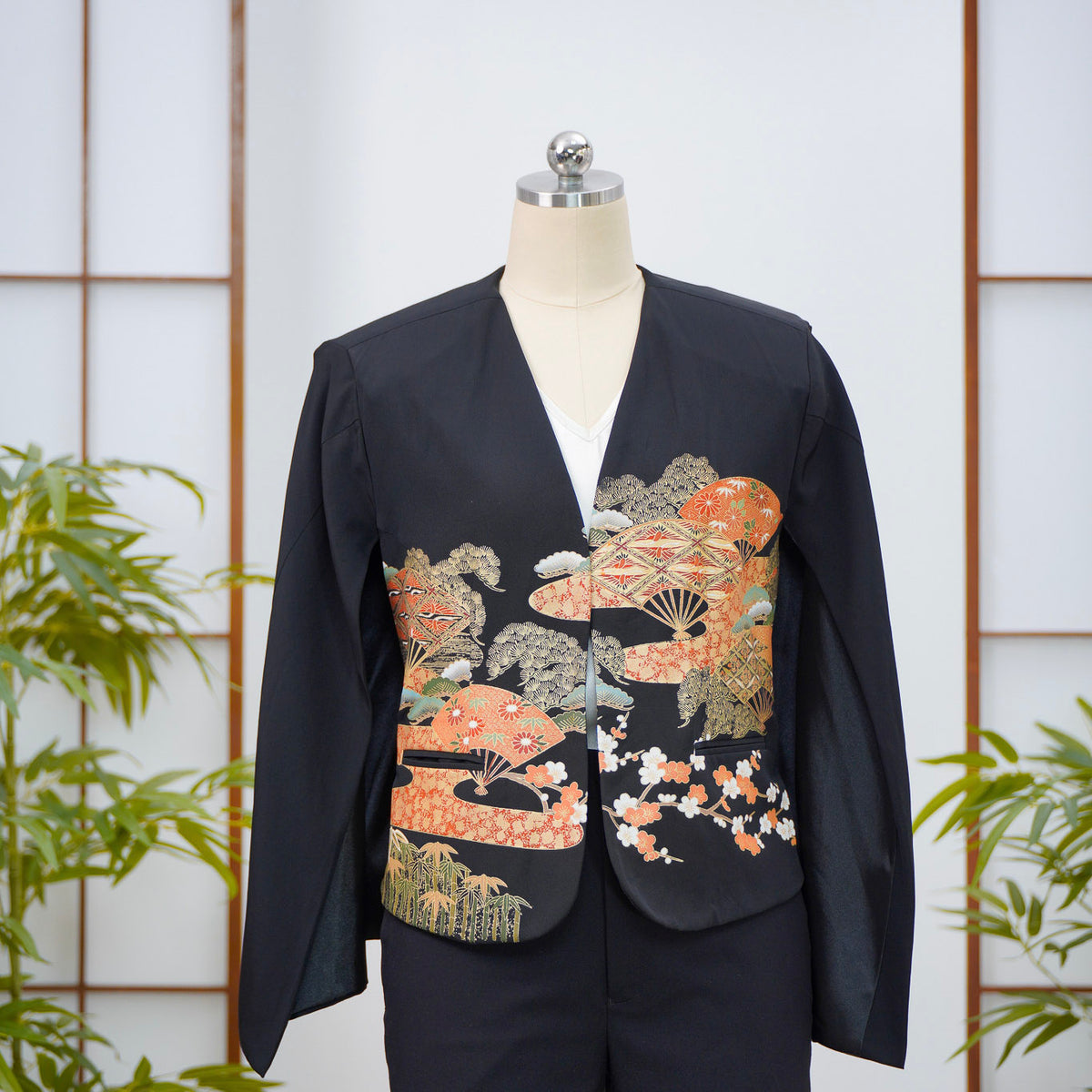 Premium On-hand: Cape Blazer | CB5450M | Black | 2XL