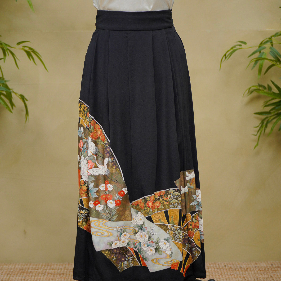 Premium On-hand: Black Hanbok Skirt | HS8060 | 2T