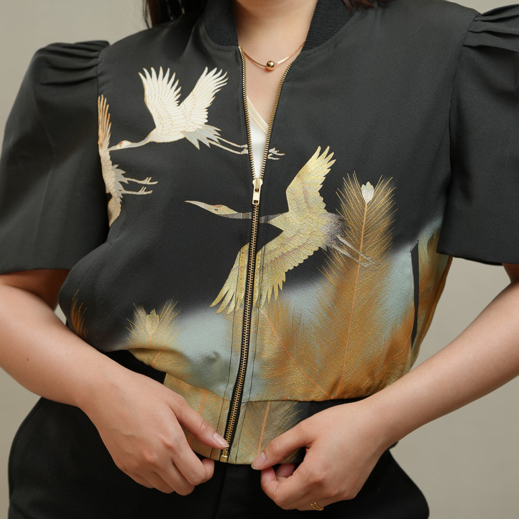 Coming Soon - On-hand item: Filipiniana-inspired Top | Black