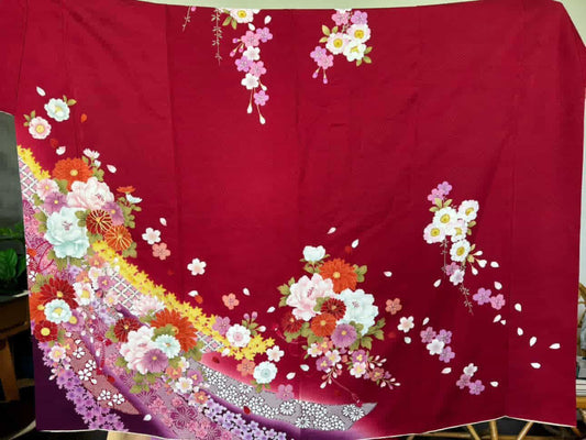 Aug Hoian: Aug19-05 Red | Circle skirt Dress