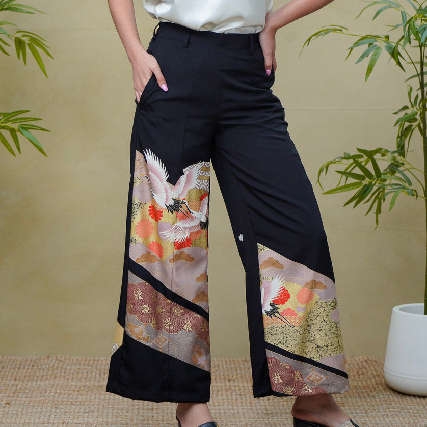 (RH) On-hand: Black Wide Leg Pants | WLP5513 | MA