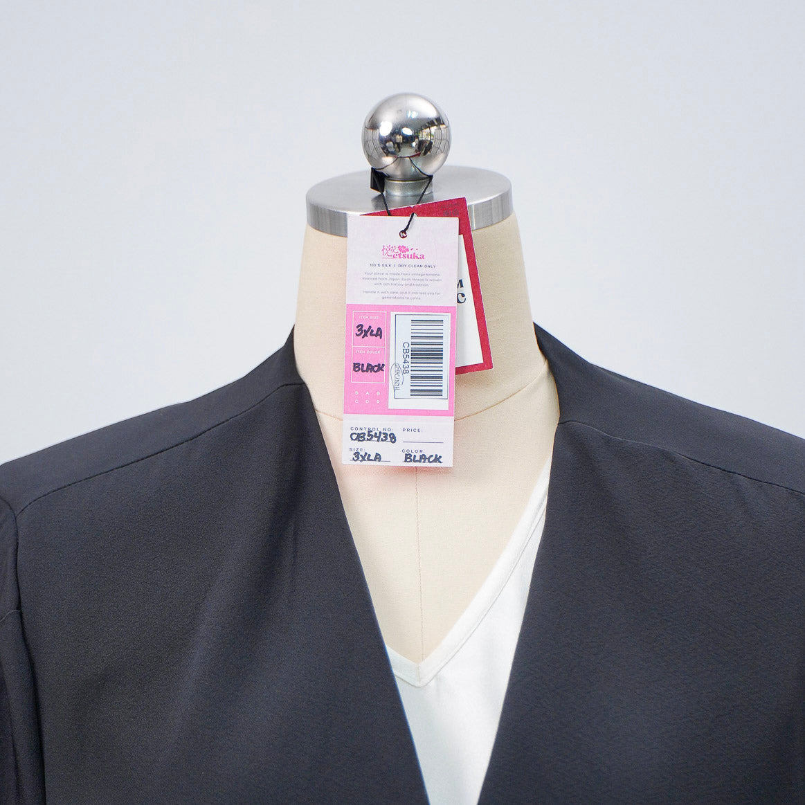 Premium On-hand: Cape Blazer | CB5438M | Black | 3XLA