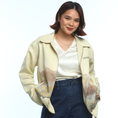 Load image into Gallery viewer, On-hand item: Zipped Up Short Jacket Cream | SHIP in 1-3 weeks
