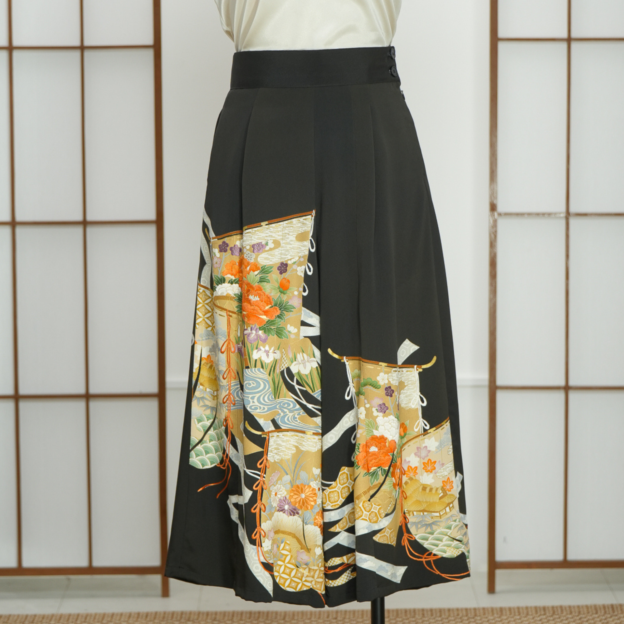 Premium On-hand: Black Palazzo Pants | 2XLB | PP7844A | with discoloration
