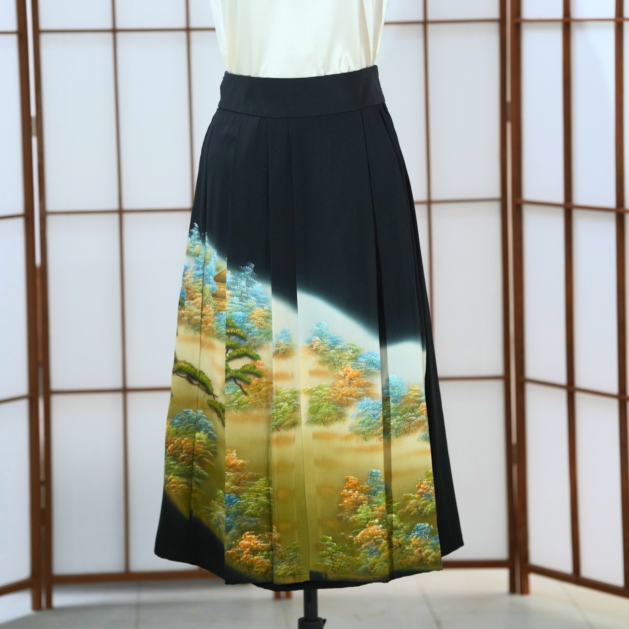 Premium On-hand: Black Hanbok Skirt | 1P | HS7016