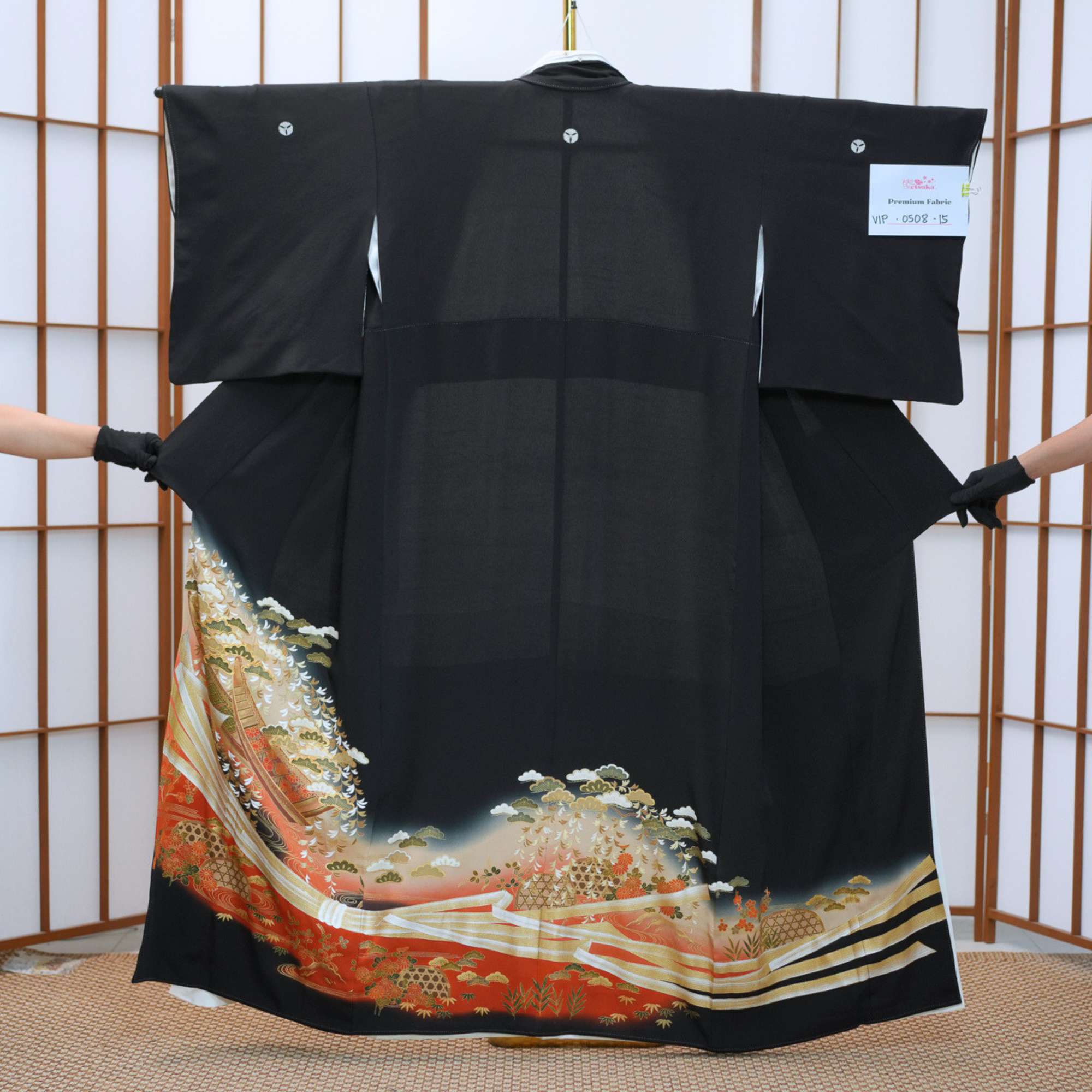 Premium Fabric: VIP Sho 0508_15 | Black Breeze