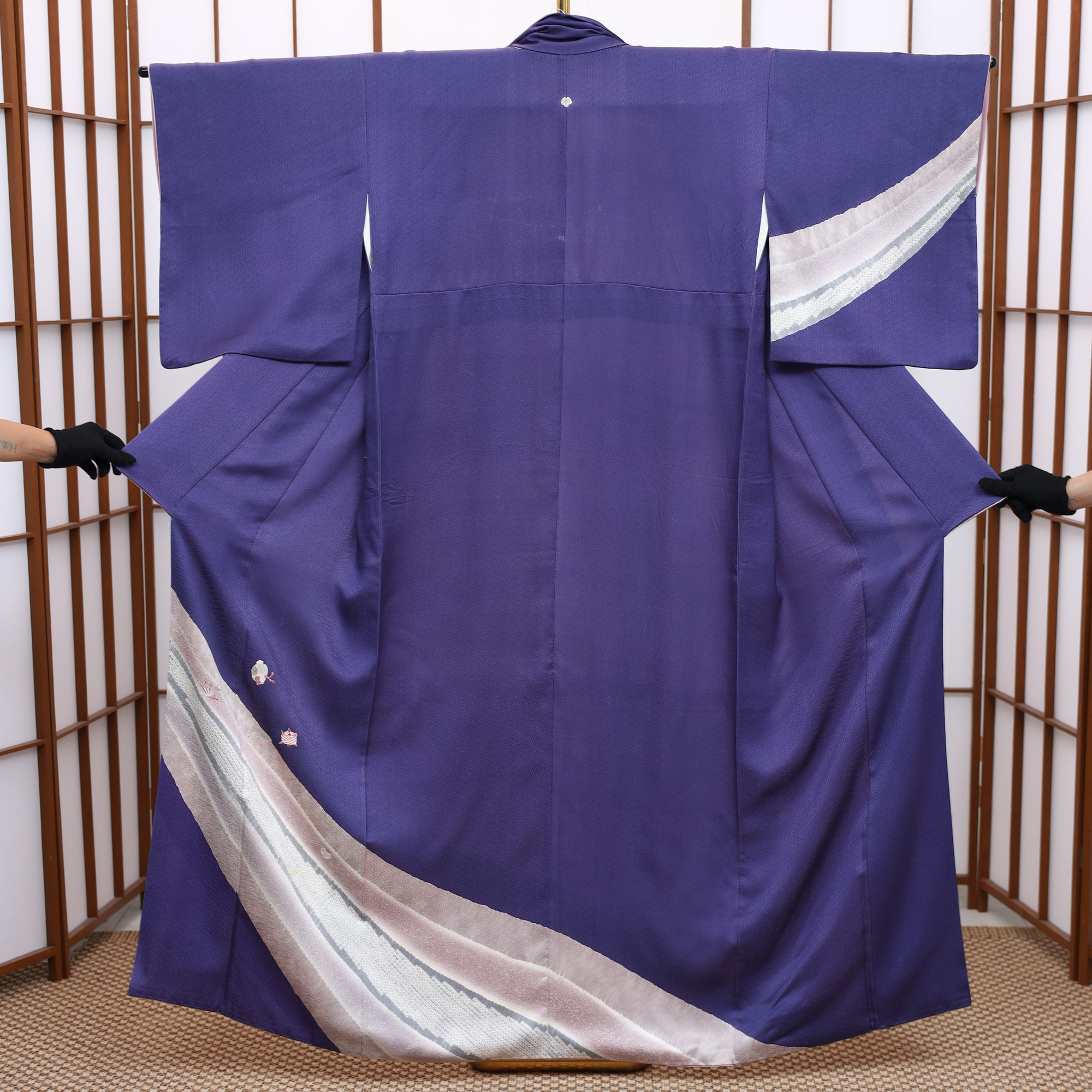 Bai Fabric: 0521_04 | Plum Shibori