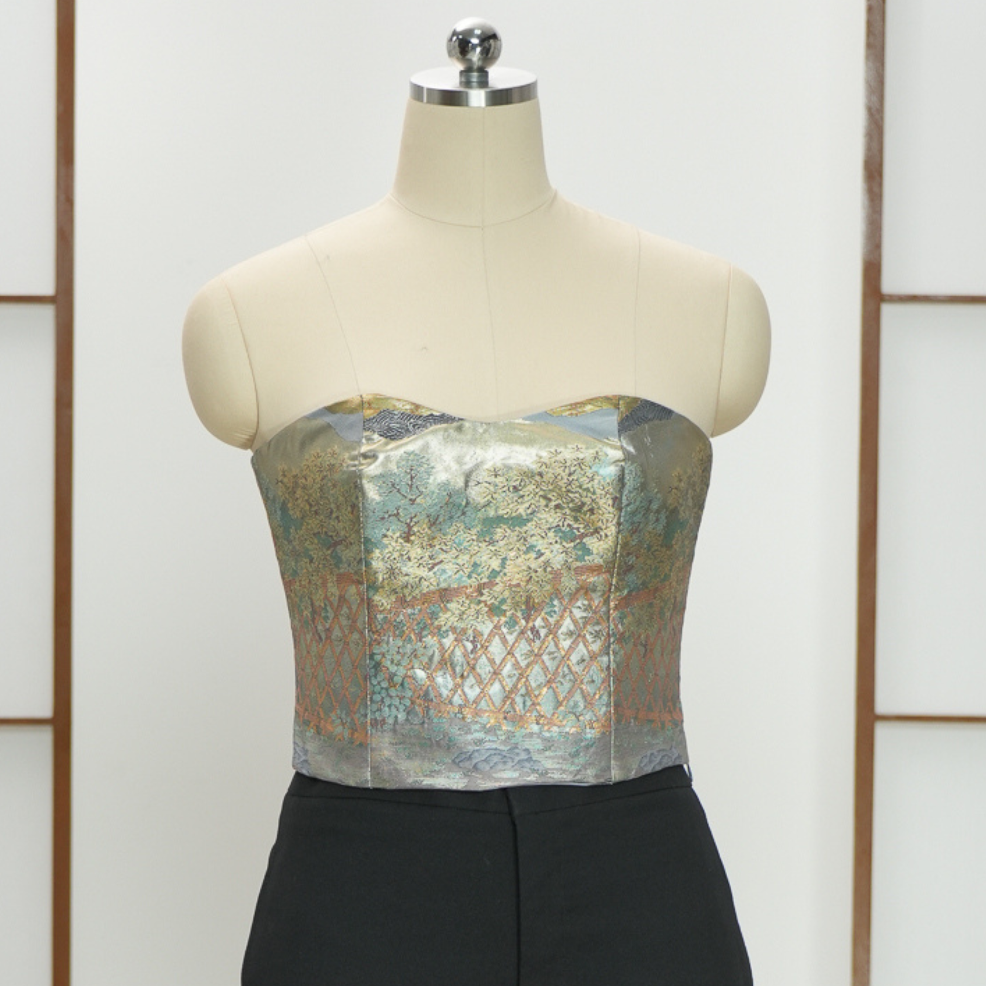 Premium On-hand item: Green Corset | L | C6962