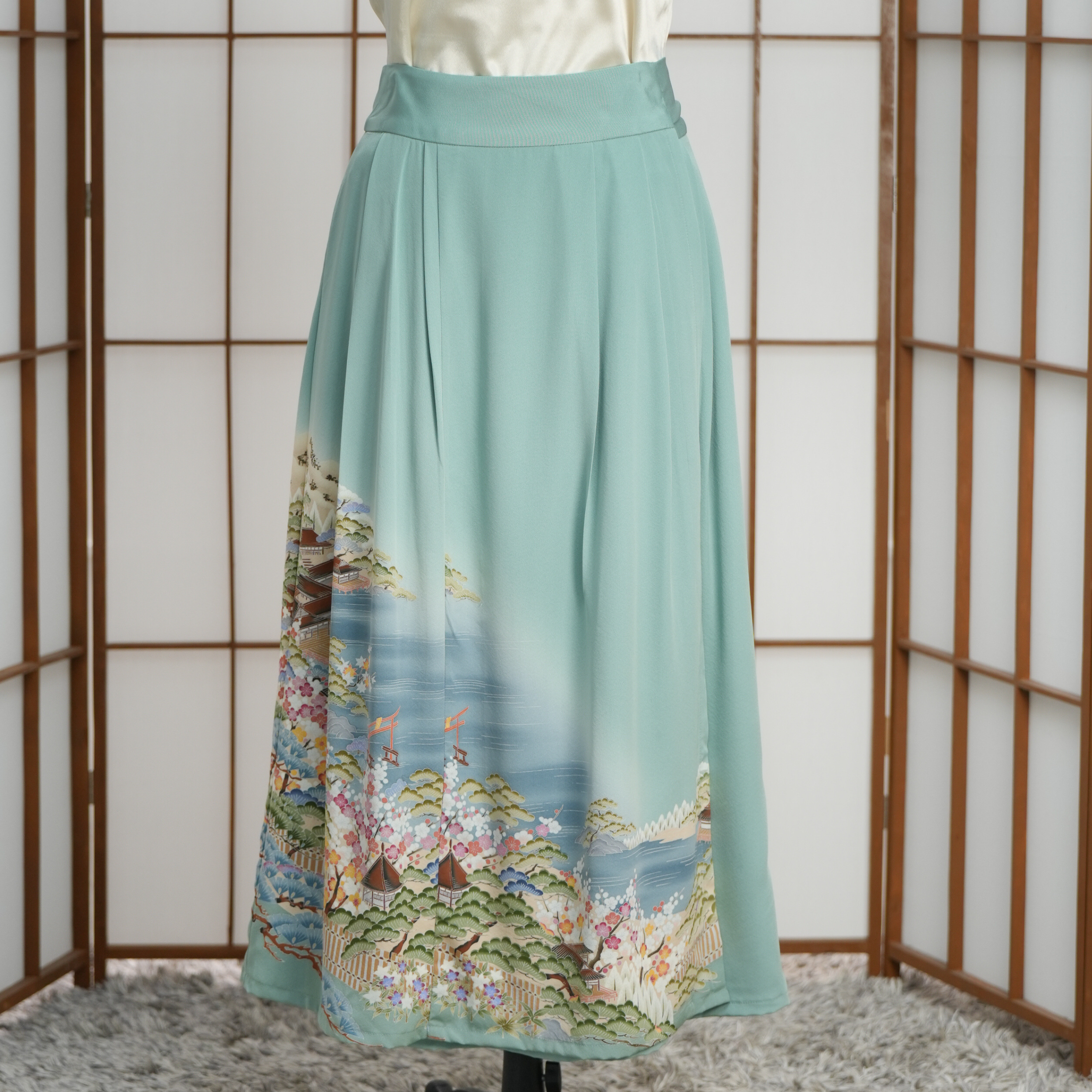 Premium On-hand: Hanbok skirt | Refreshing mint  HS7081M 1T