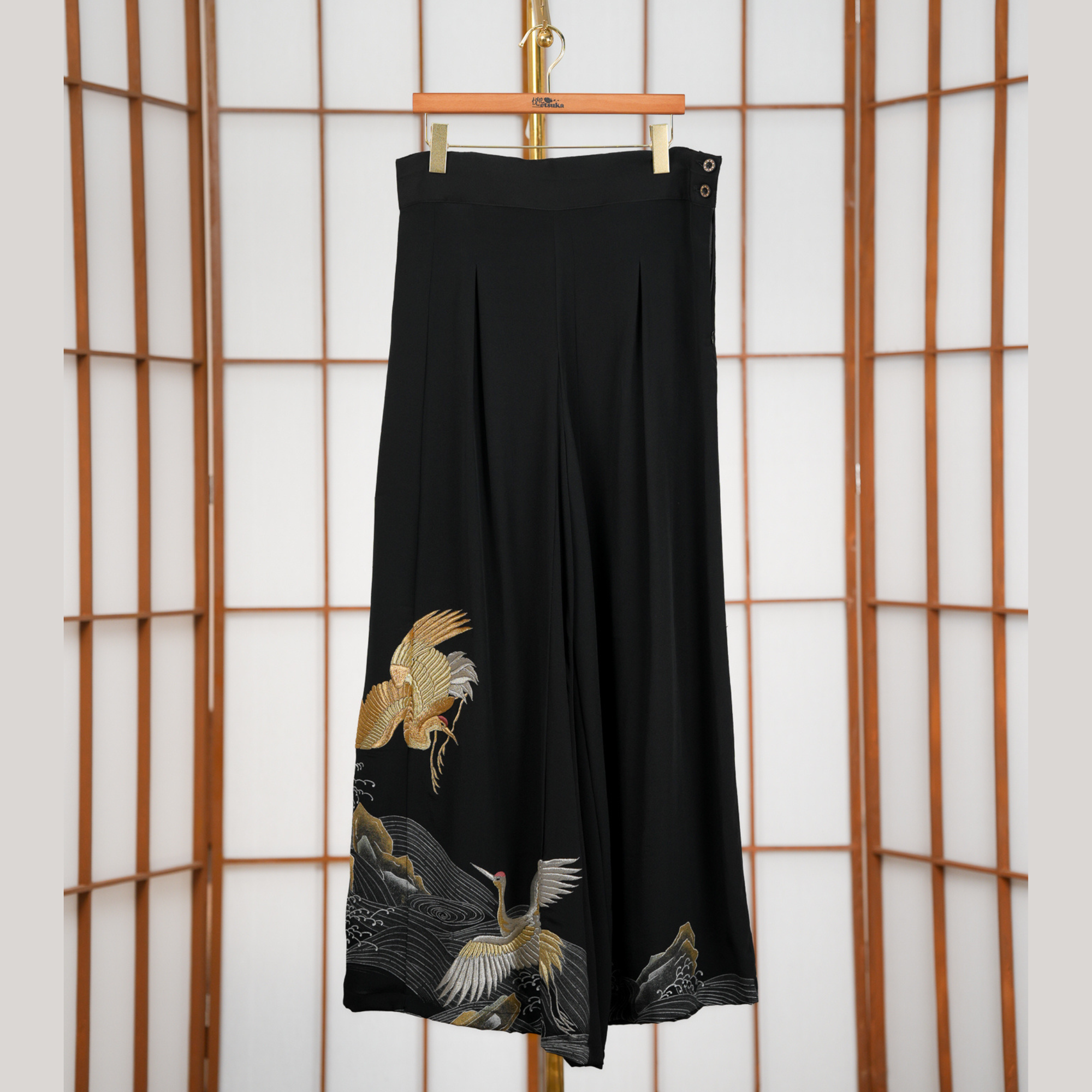 Premium On-hand: Black Palazzo Pants | 4XLZ | PP5243