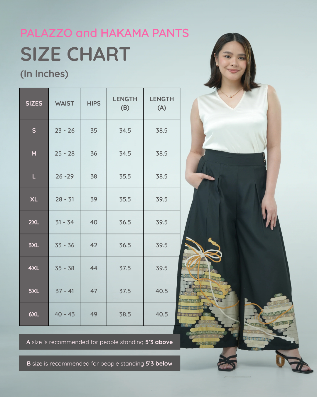 Premium On-hand: Palazzo Pants | 6XLZ | PP5219