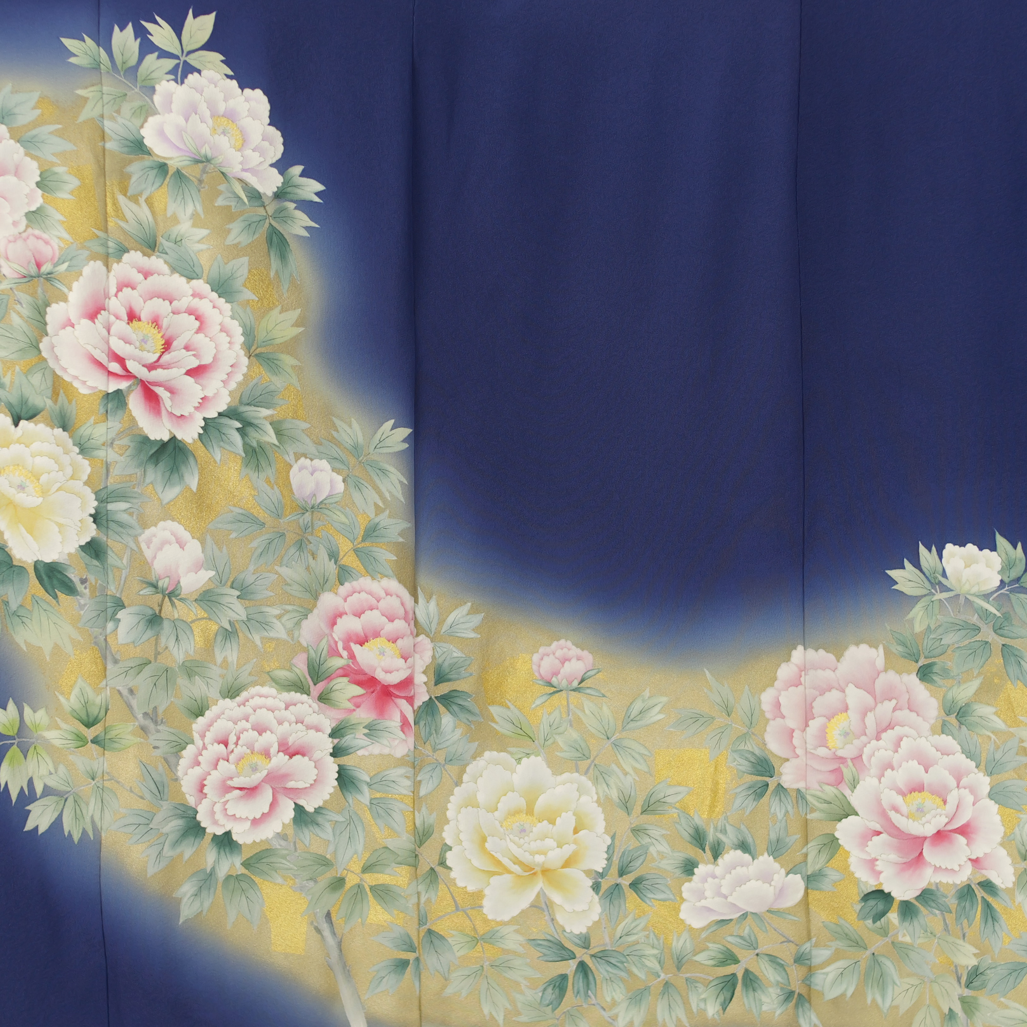 NALB Fabric: 0126NALB-09 | Navy flower