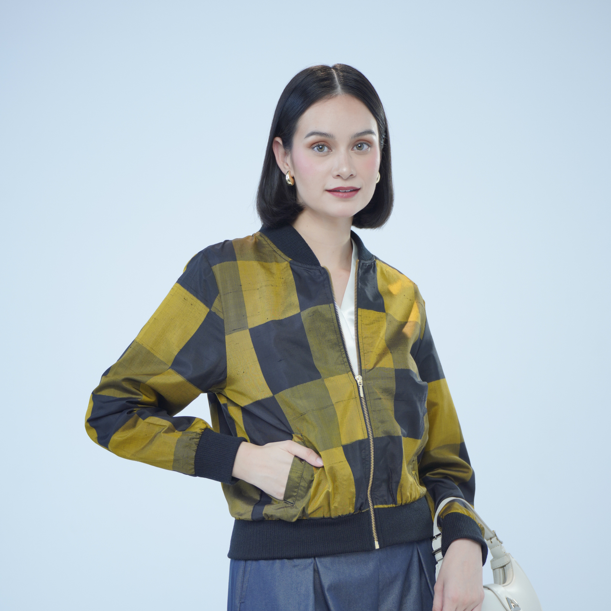 Premium On-hand: Yellow Oshima Bomber Jacket | BJ7738M