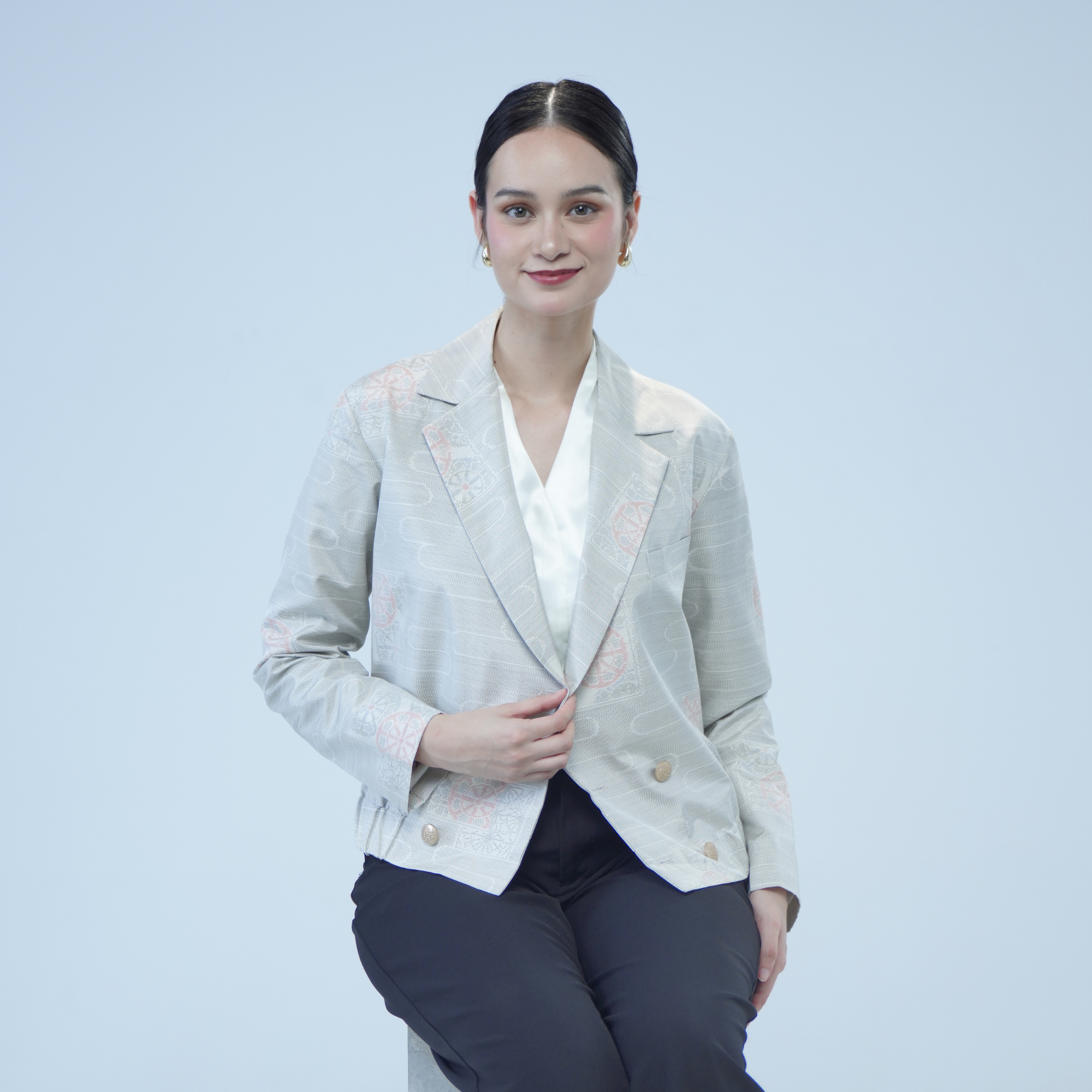 On-hand: Cropped Men's Jacket | Gray
