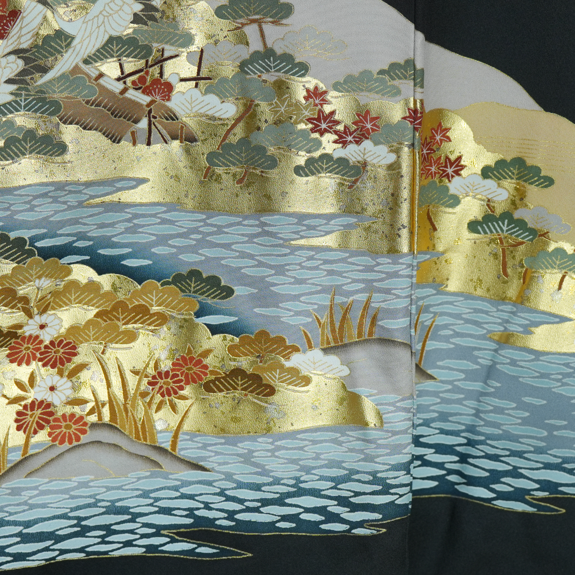 Premium Fabric SHO: 0316-19 - Black gold elegance