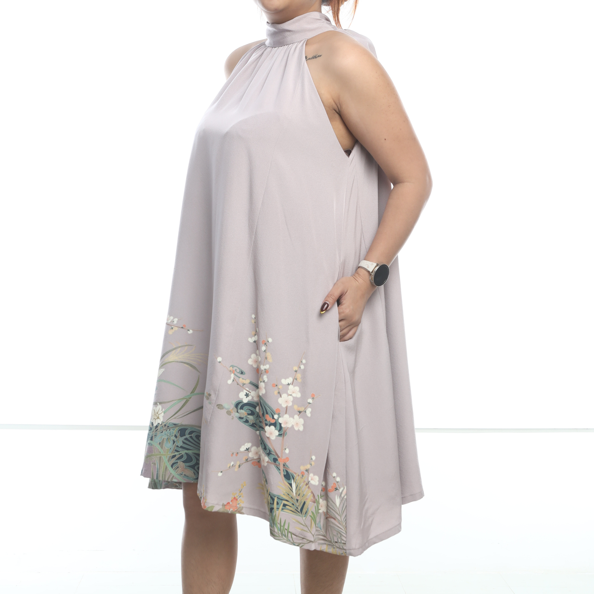 On-hand: Halter Dress Lavender | HD4816 Size: XLB