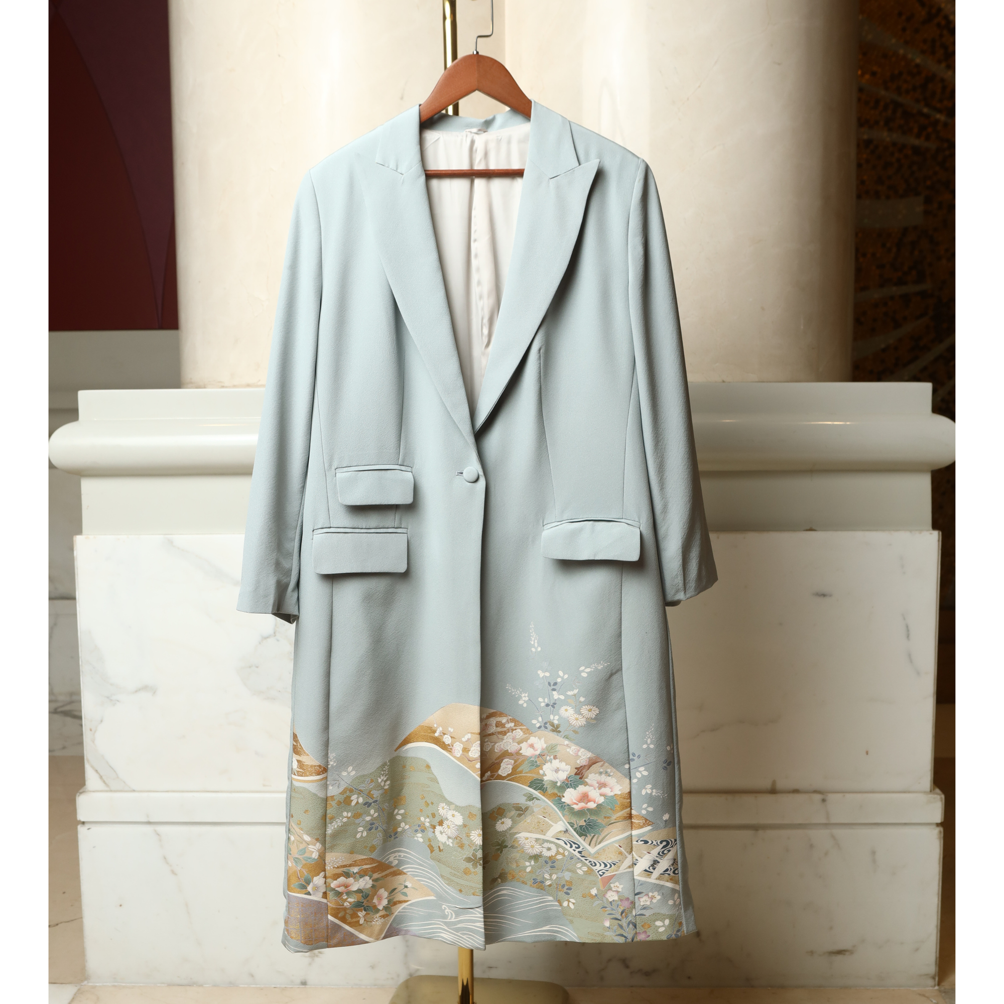 On-hand: Autumn Coat Blue | AC6908 (Mimi Size)