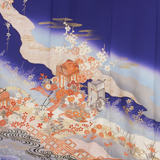 NALB Fabric: 0126NALB-07 | Navy purple wonder