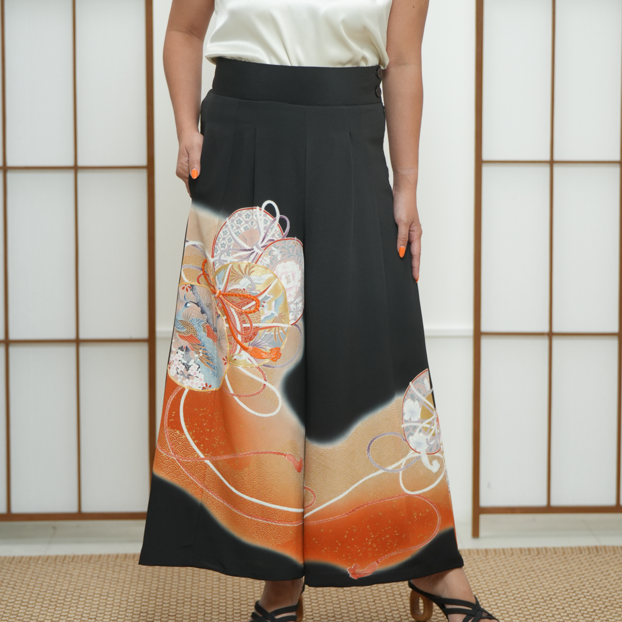 Premium On-hand: Black Palazzo Pants | XLB | PP7842A