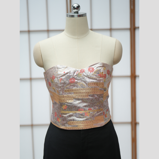 Premium On-hand item: Pink Corset | 2XL | C4221