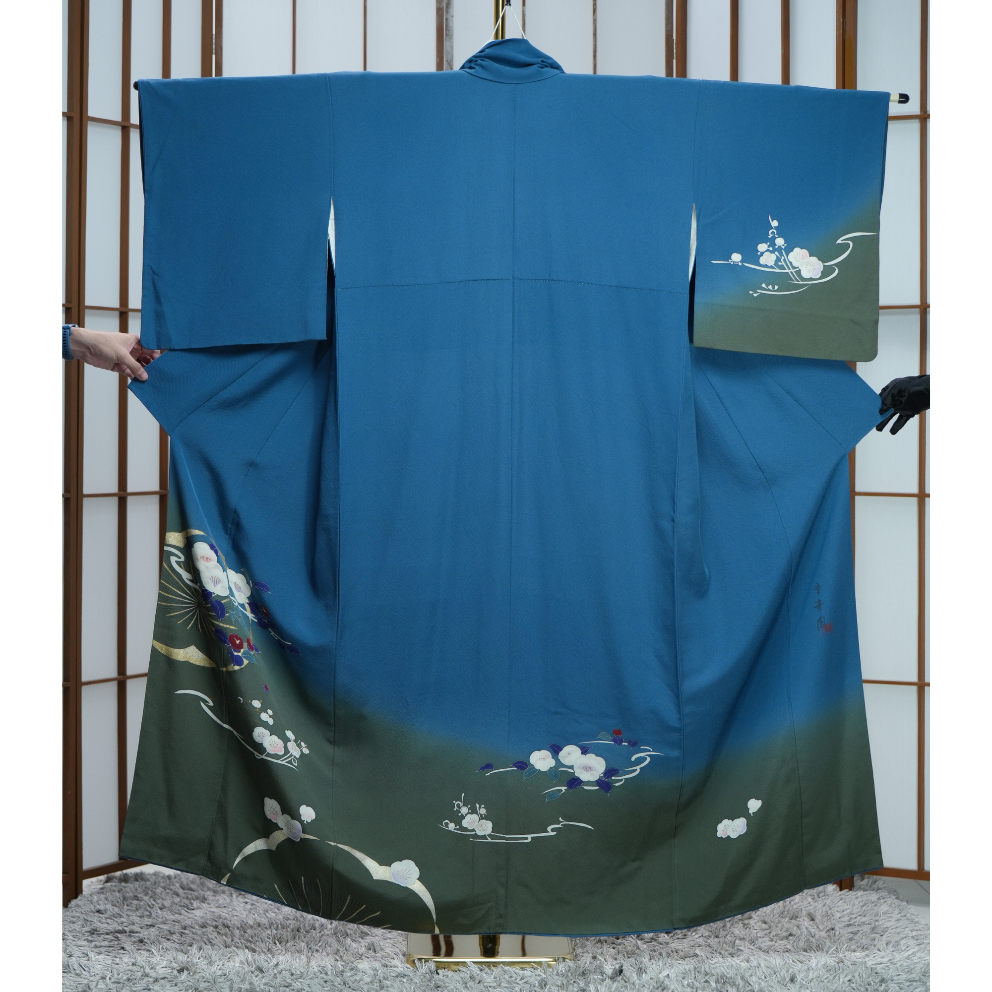 Bai Fabric: 0316- 15 Cerulean Blue (UNIQUE COLOR!)