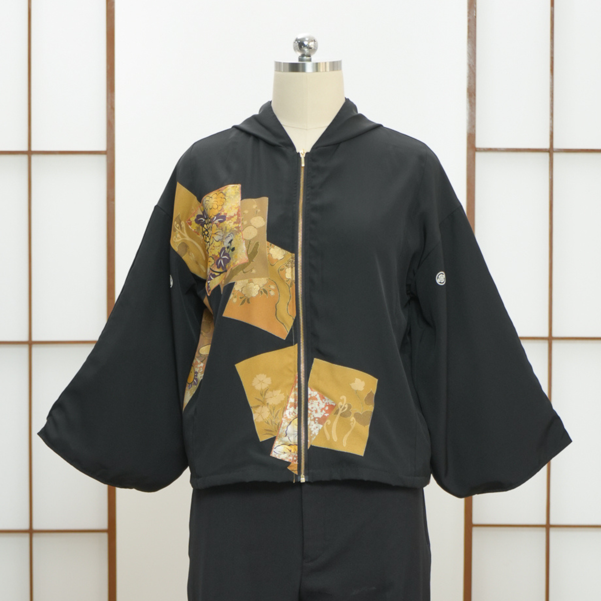Premium On-hand: Black Hoodie With Zipper | HWZ7610Y
