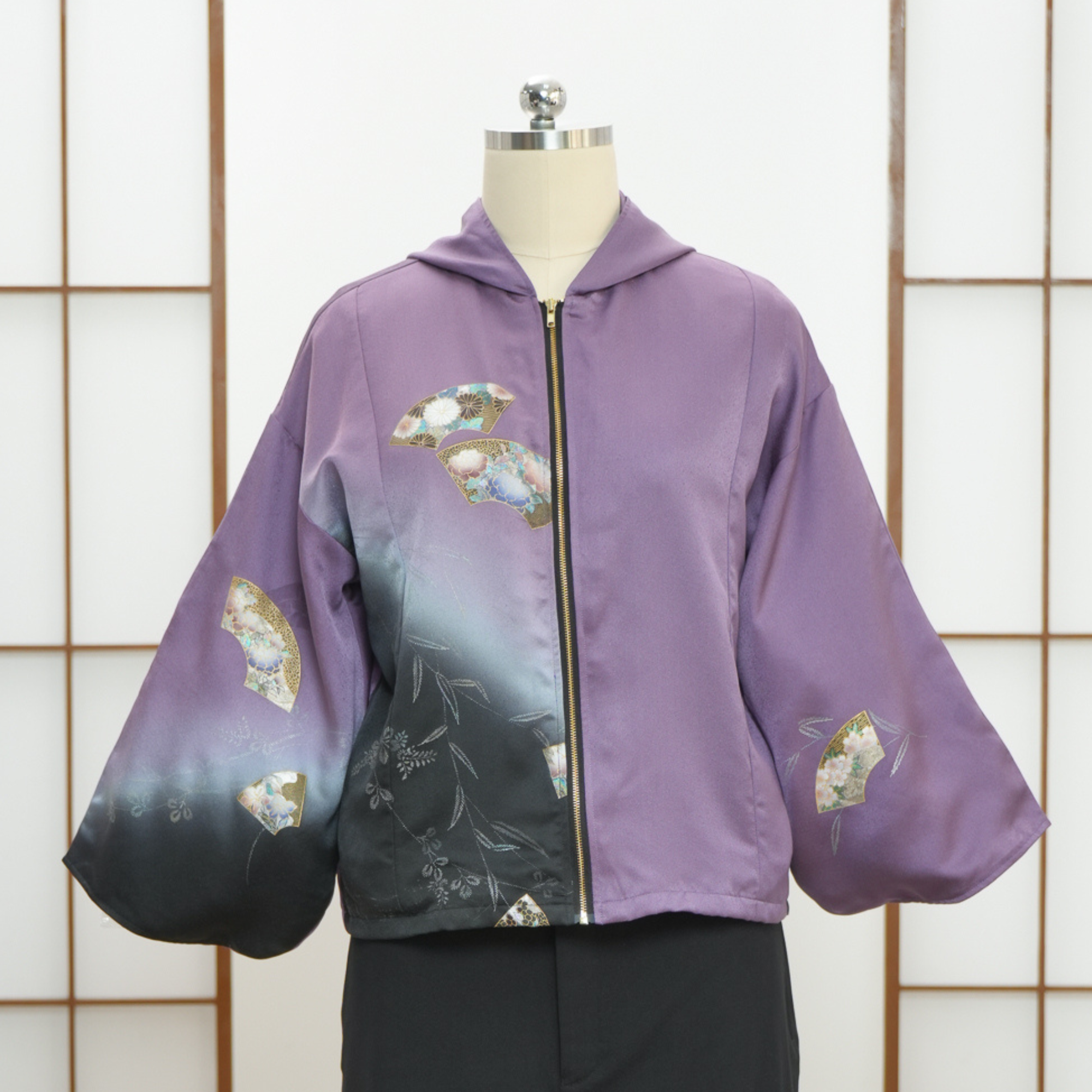 Premium On-hand: Lavender Hoodie With Zipper | HWZ7820Y - royal purple!